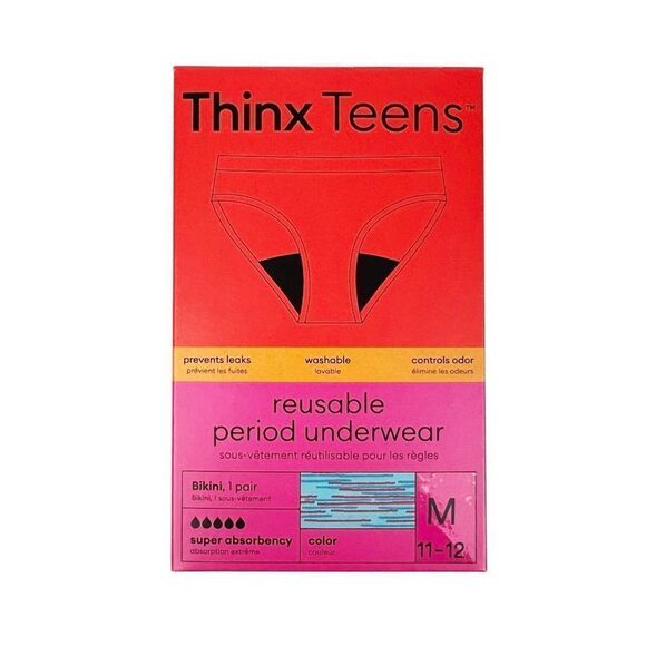 Thinx Teen Period Panties M 11-12 - Picture 2 of 6